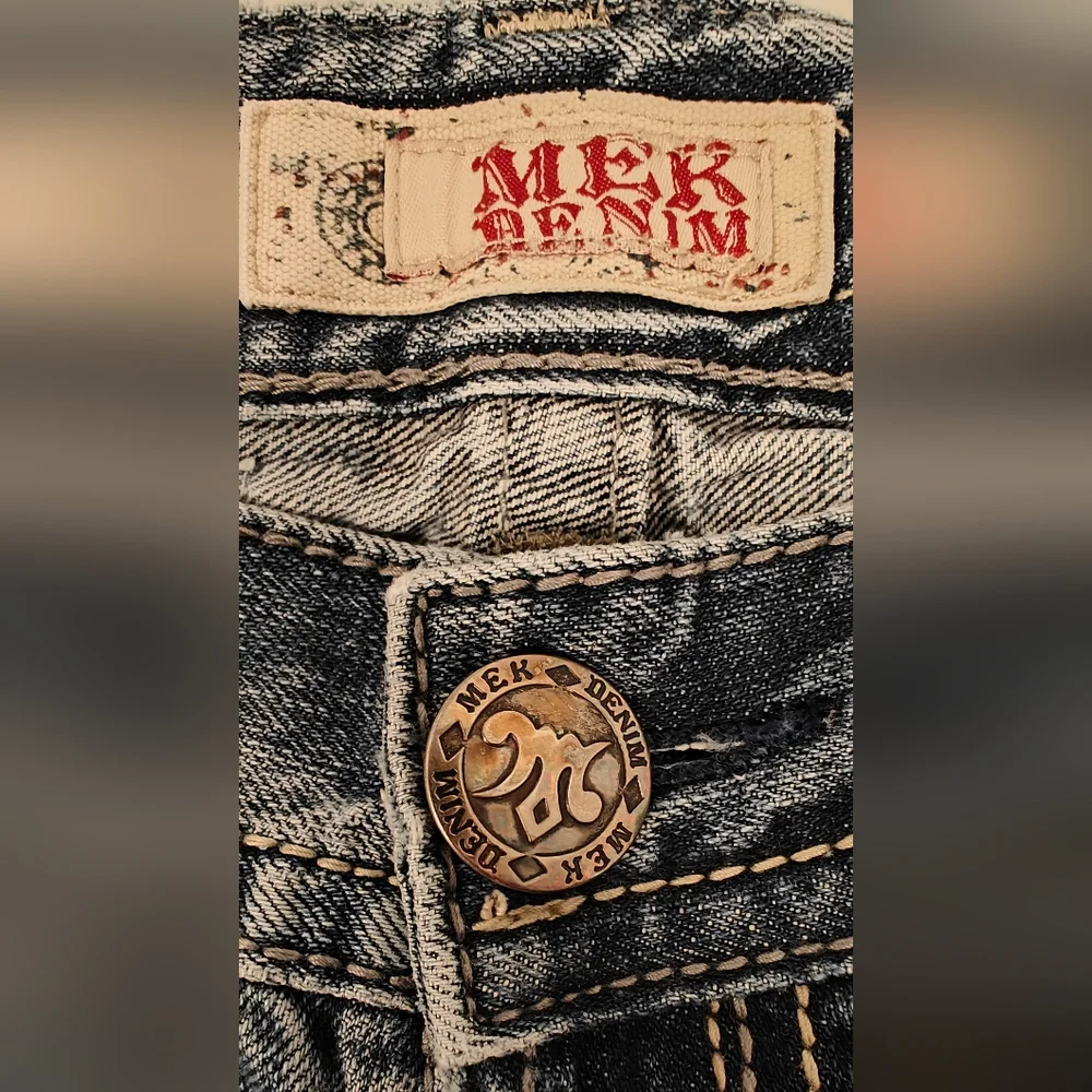 MEK Denim Maldives Boot cut 34x34 Button Fly - Picture 6 of 7